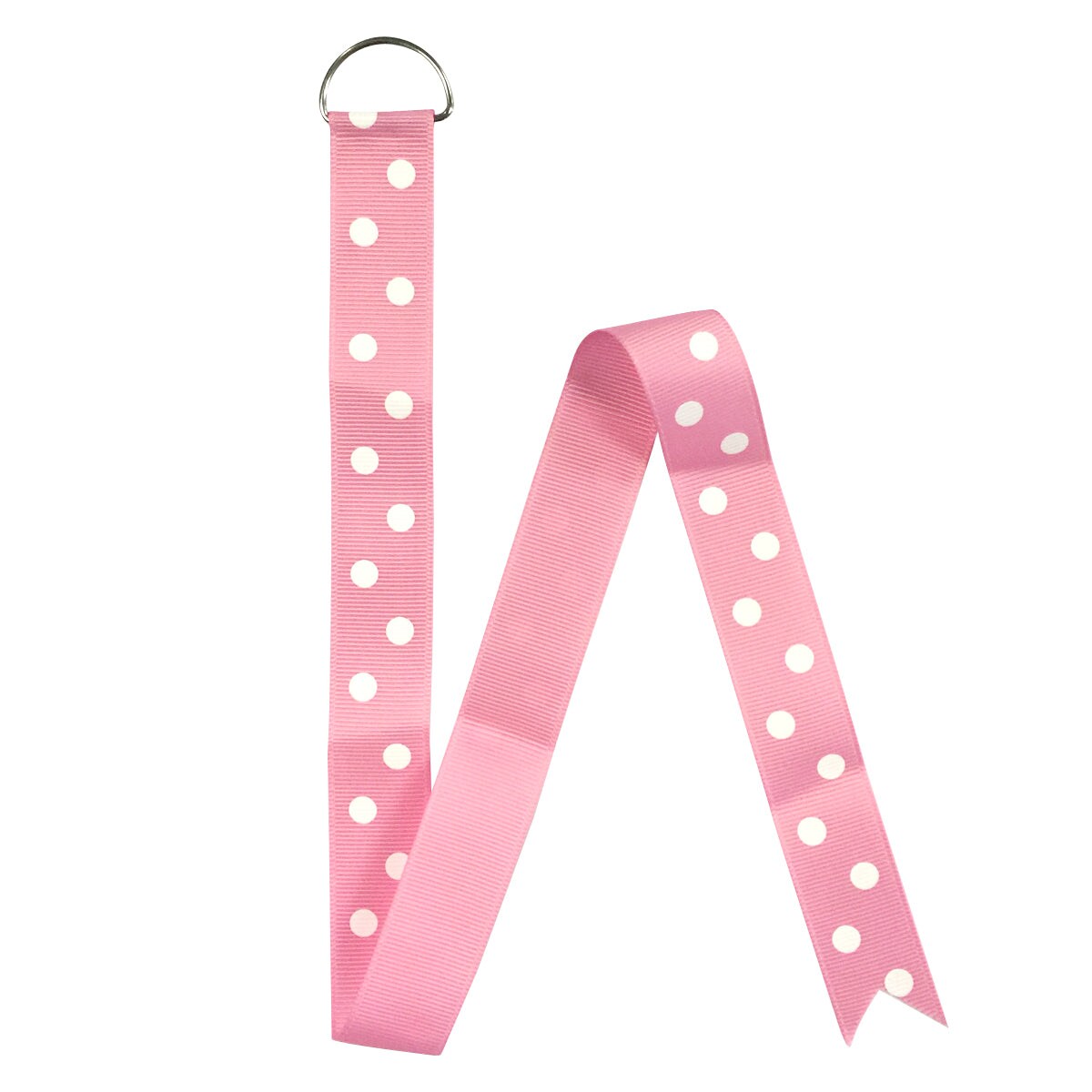 Wrapables Pink Polka Dot Hair Clip and Hair Bow Holder
