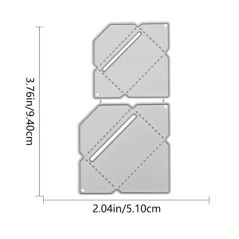 Mini Envelope Metal 2 Piece Cutting Dies Set