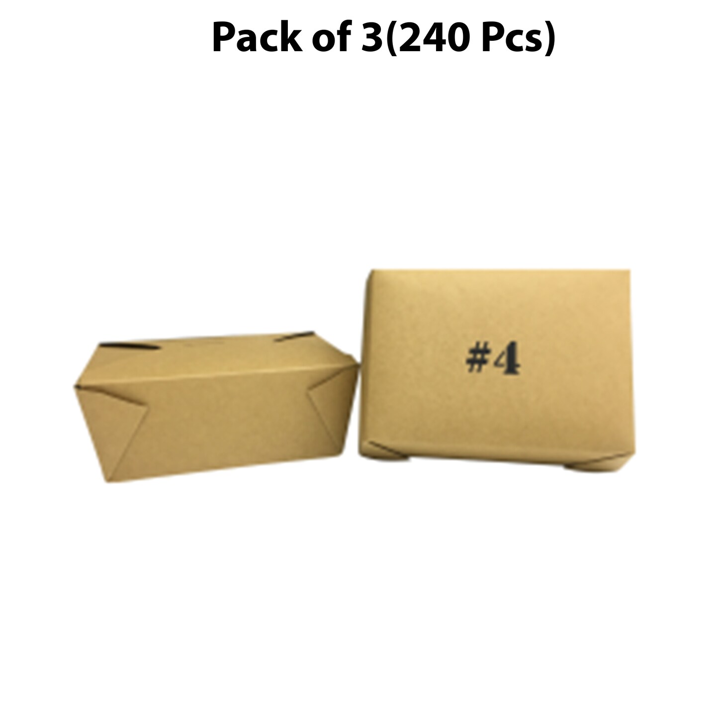 Take-Out Container Kraft -4 | disposable food packaging | MINA&#xAE;