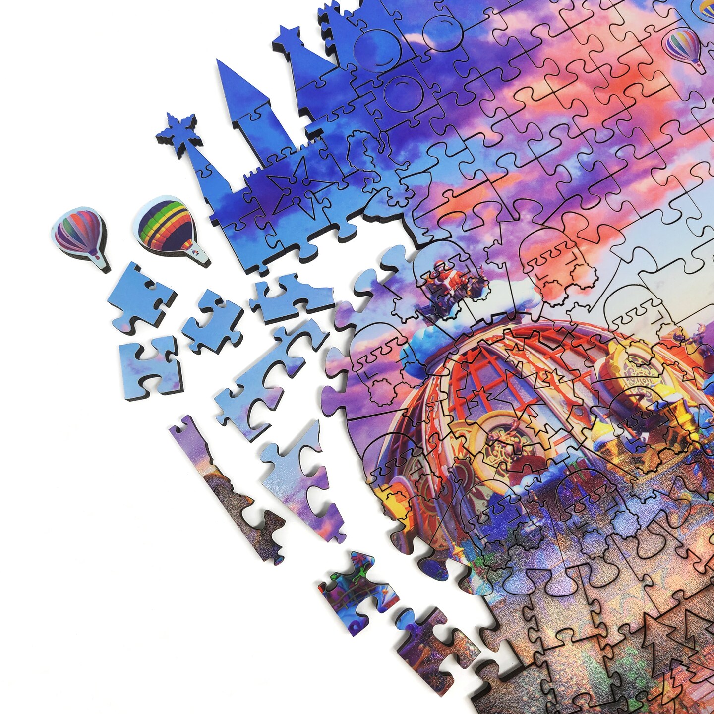 Wooden Jigsaw Puzzles for Adults - Uniquely Shaped Pieces - made