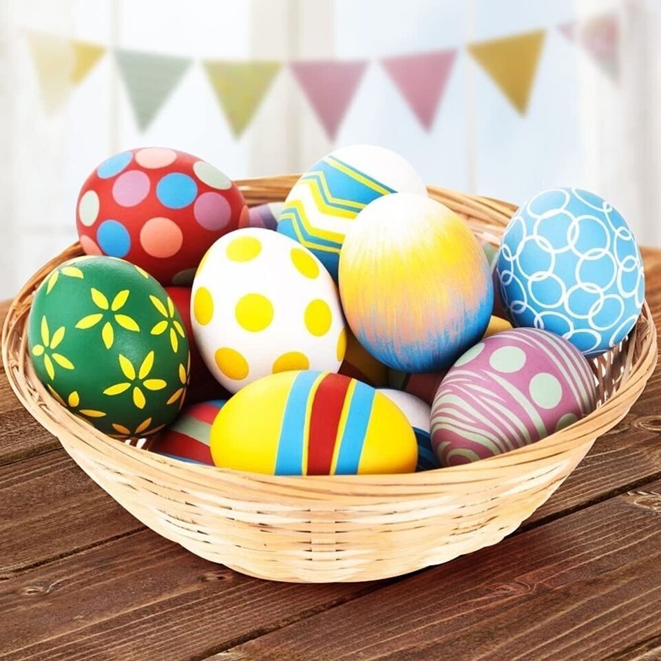 Realistic Easter Eggs 9 pcs