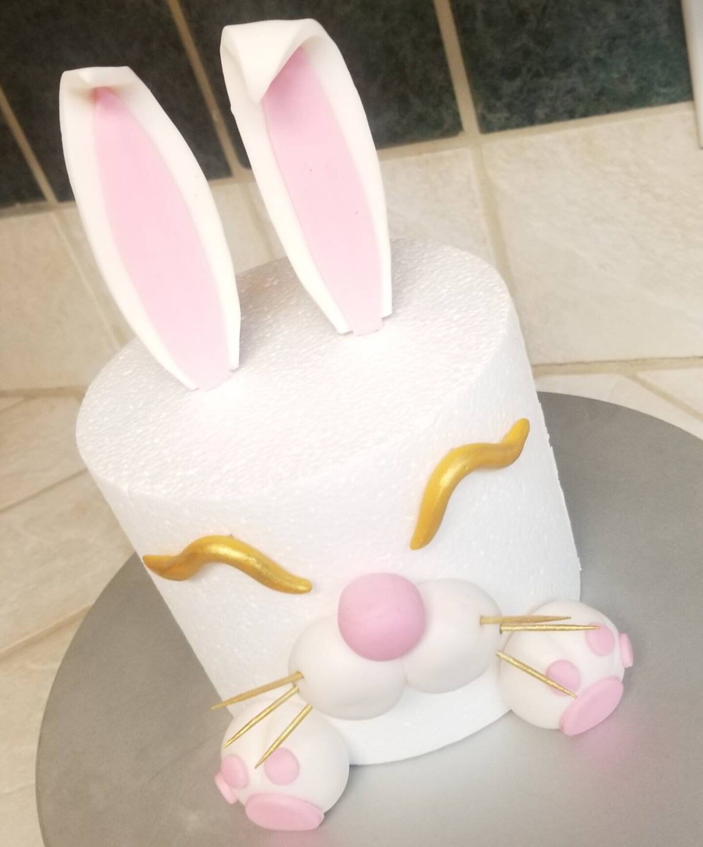 Fondant Bunny Rabbit Cake Topper Set product 4