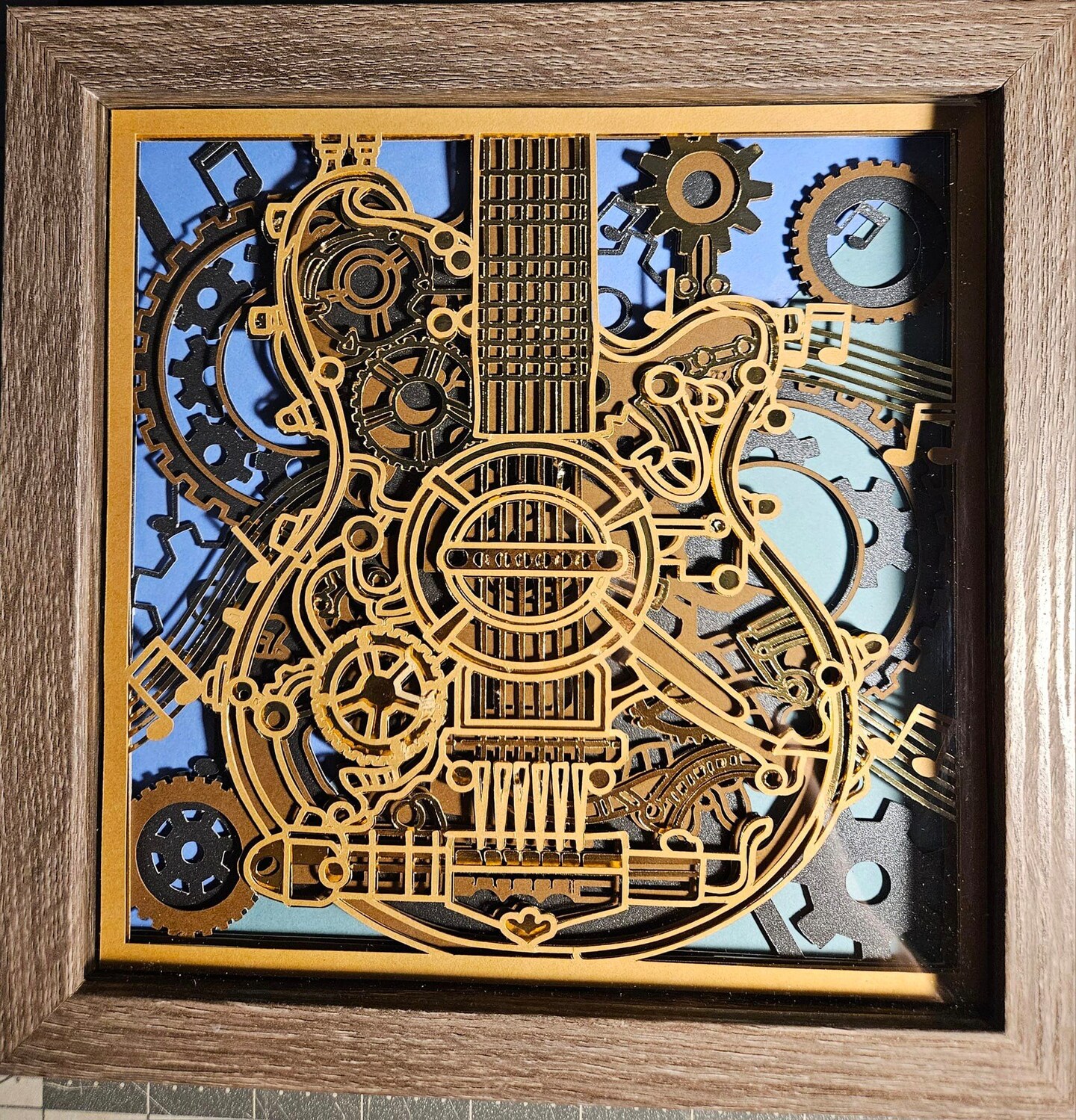 Guitar 8x8 3D Shadow Box Art | MakerPlace by Michaels