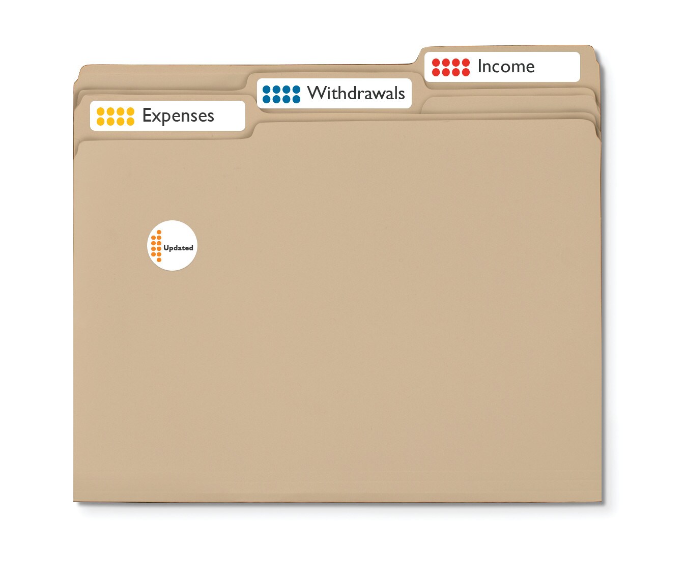 Avery Printable Mini-Sheets File Folder Labels, 2/3&#x22; x 3-7/16&#x22;, Matte White, Permanent Adhesive, Laser/Inkjet Printable, 300 Blank Filing Labels (2181)
