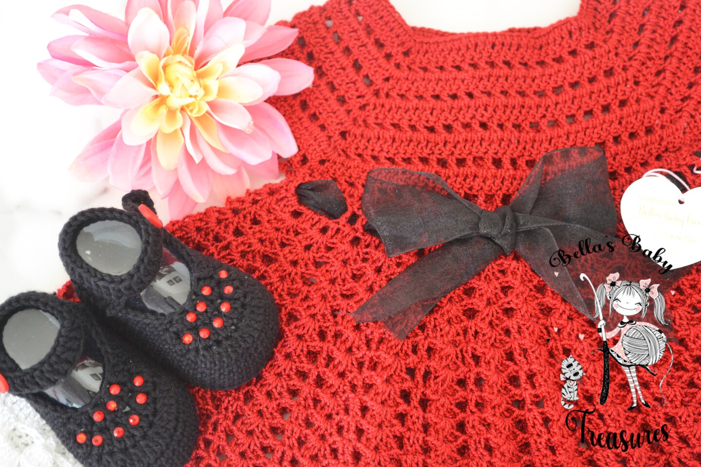 0-3 Months Baby Girl Dress Set, Crochet Dress, Baby Shower Gift, Baby Gift, Infant  Clothes | MakerPlace by Michaels