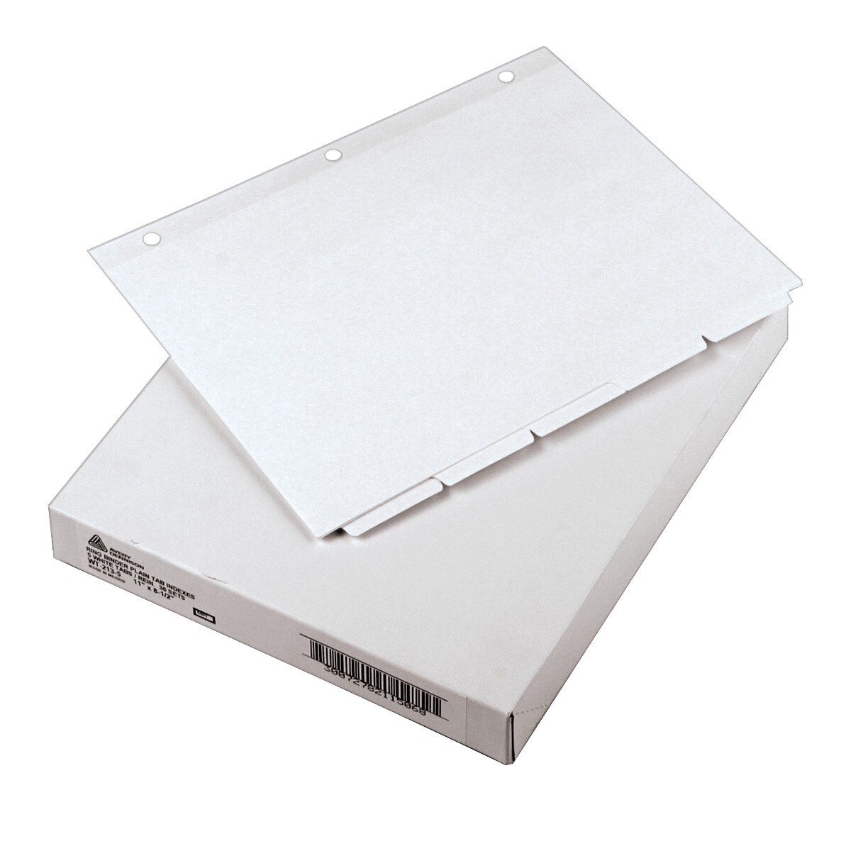 Avery Plain Tab Write &#x26; Erase Dividers, 5 Tabs, White, 36 Sets (11506)