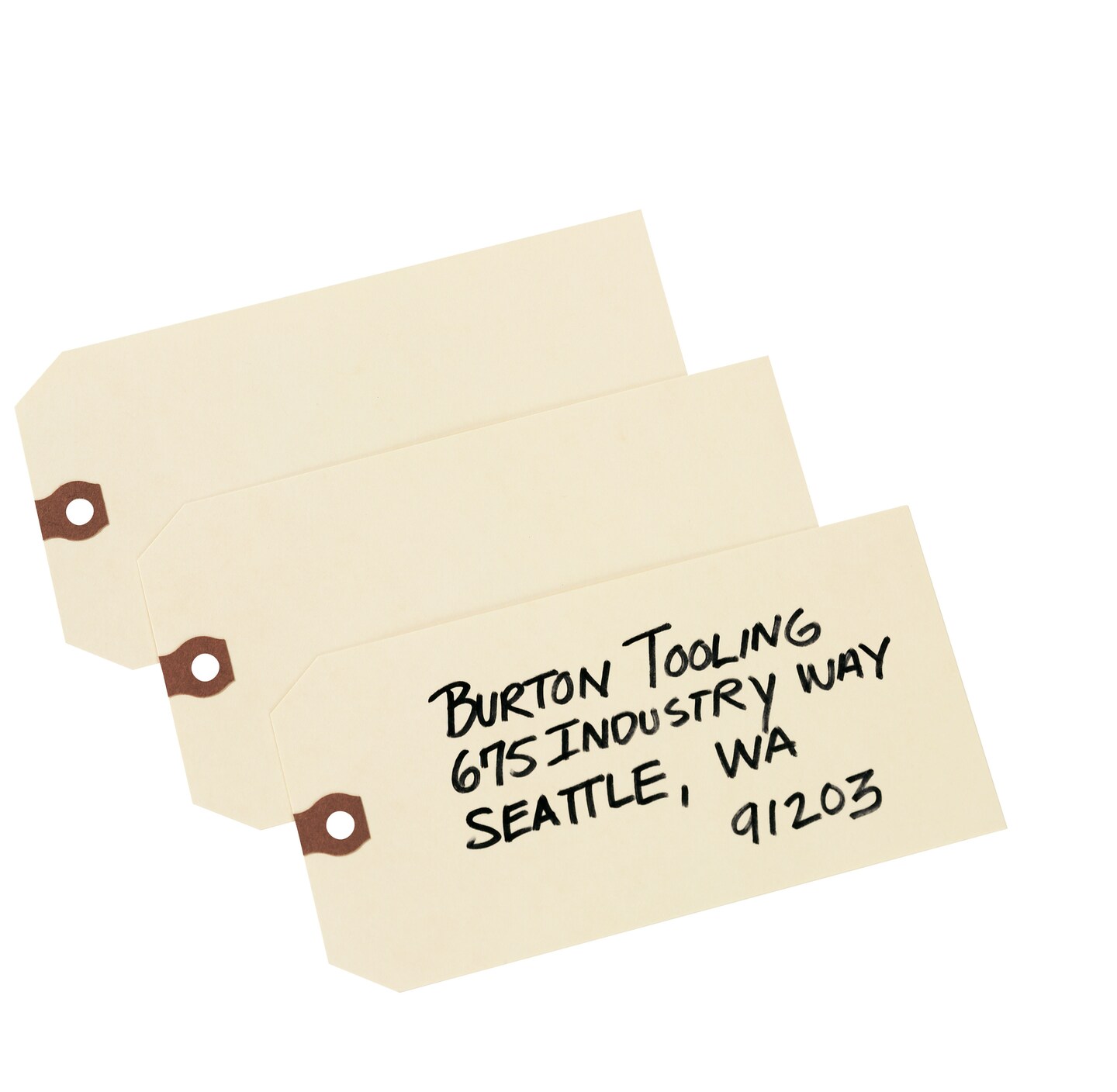 Avery Unstrung Shipping Tags, 11.5 pt. Stock, 4-3/4&#x22; x 2-3/8&#x22;, 1,000 Manila Hang Tags (12305)