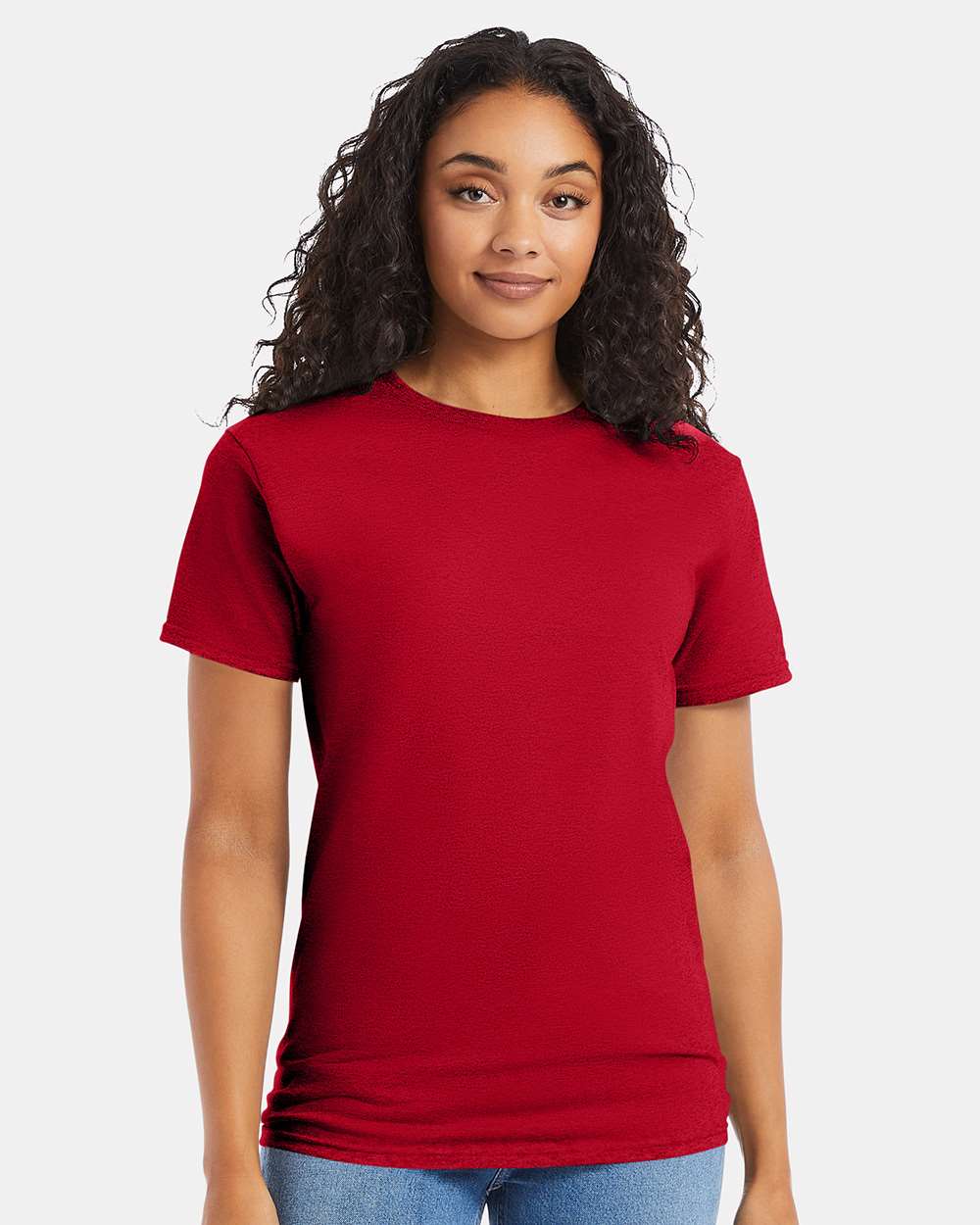 Hanes Unisex Classic Fit Crewneck Cotton T Shirt For Everyday Casual Tee