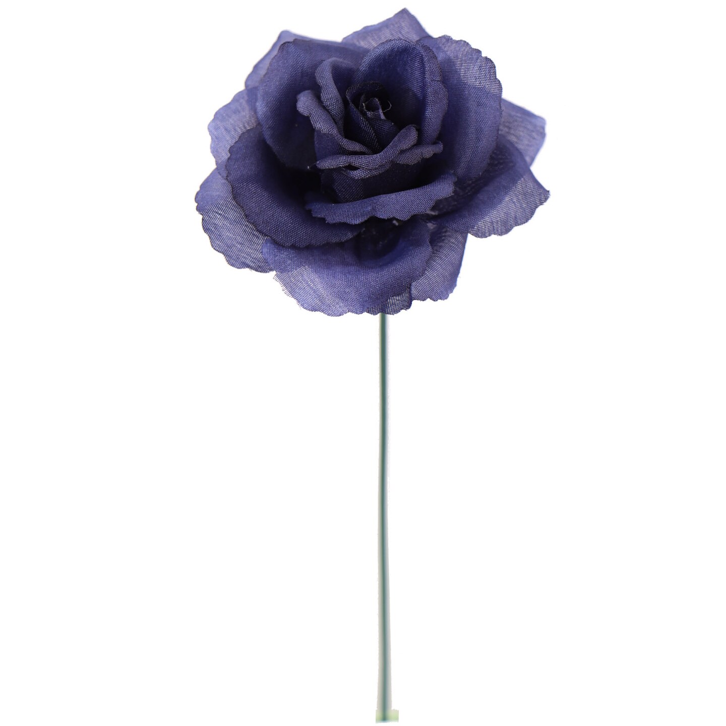 100-Pack: Navy Blue Silk Rose Picks, 8&#x22; Stems, 3&#x22; Wide by Floral Home&#xAE;