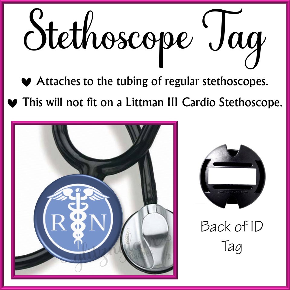 RN Retractable Badge Reel, RN Nurse Badge Reel, Registered Nurse Retractable Badge Holder, Nurse Retractable Badge Clip - GG1221 product 4