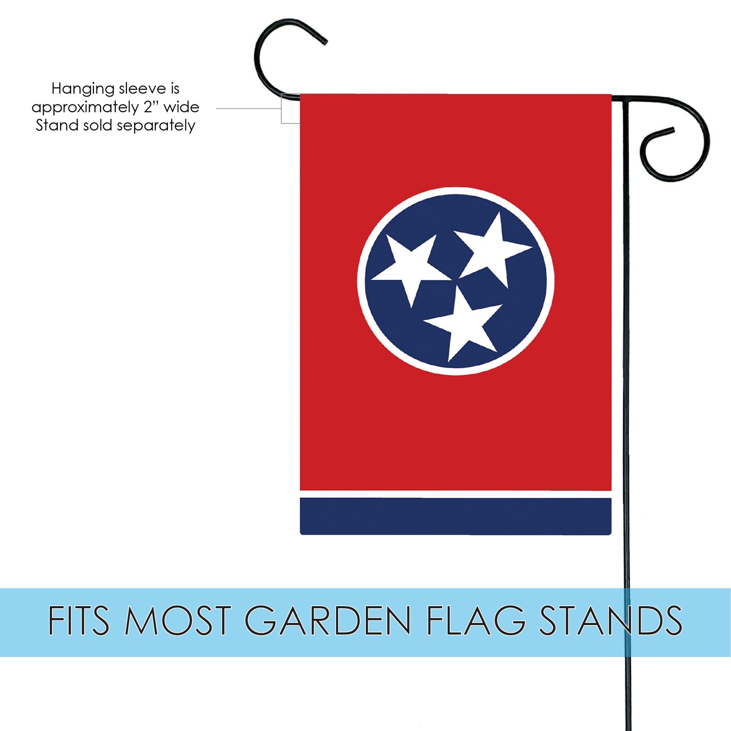 Tennessee State Flag Decorative  Flag