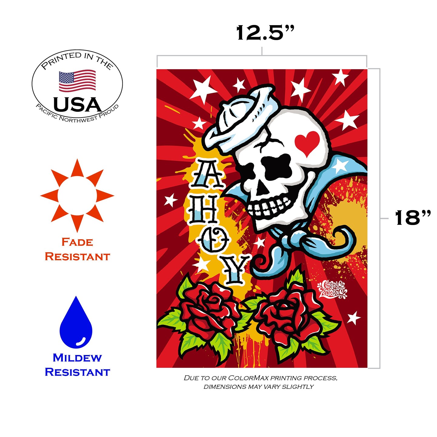 Sailor Skull Decorative Skull Flag