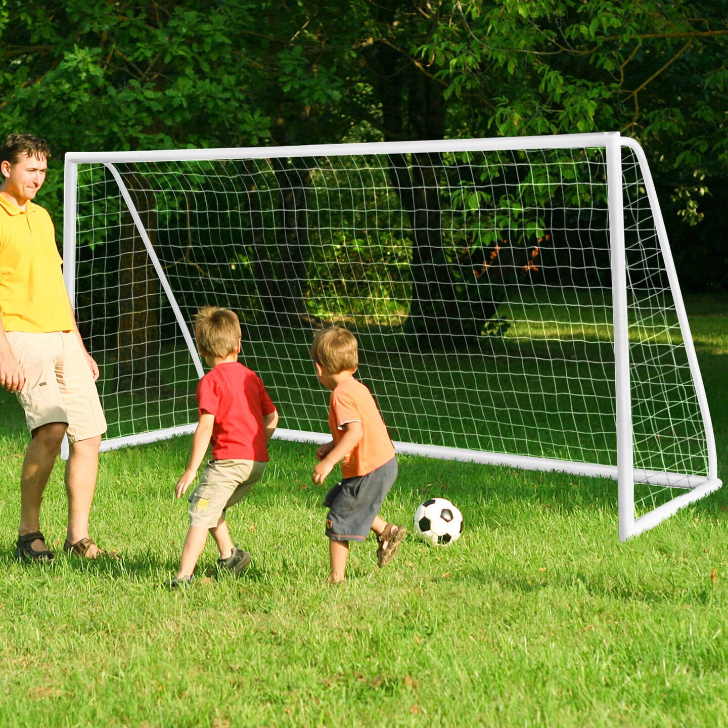 Soccer Goal with Strong PVC Frame and High-Strength Netting