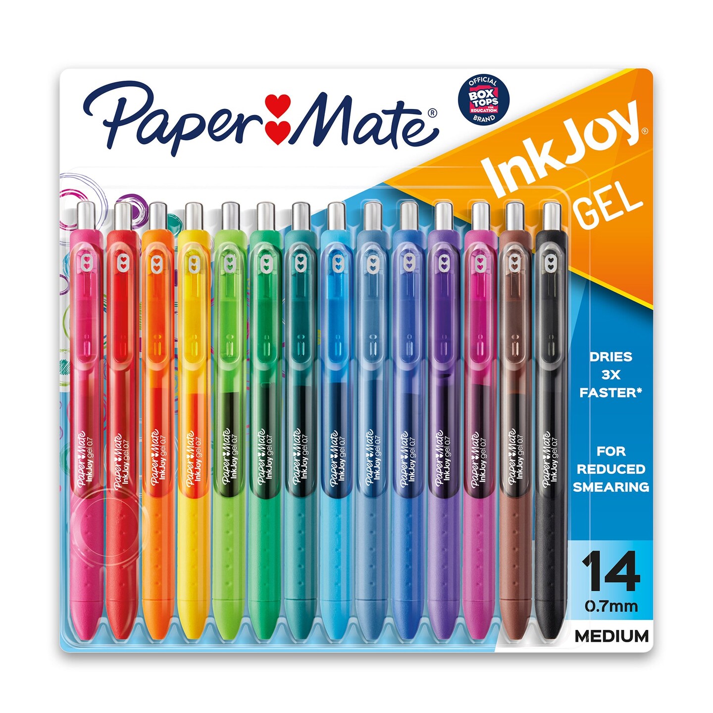 Yoobi Mini Gel Pens & Carrying Case | Neon, Metallic, Glitter Shades |  Multicolor Ink | 1.0mm Medium Tip | School, Home, Office Use, 24 Count  (Pack of