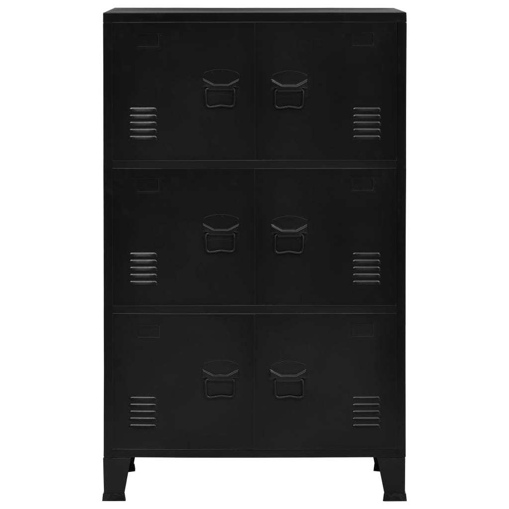 Industrial Storage Steel Chest - Black