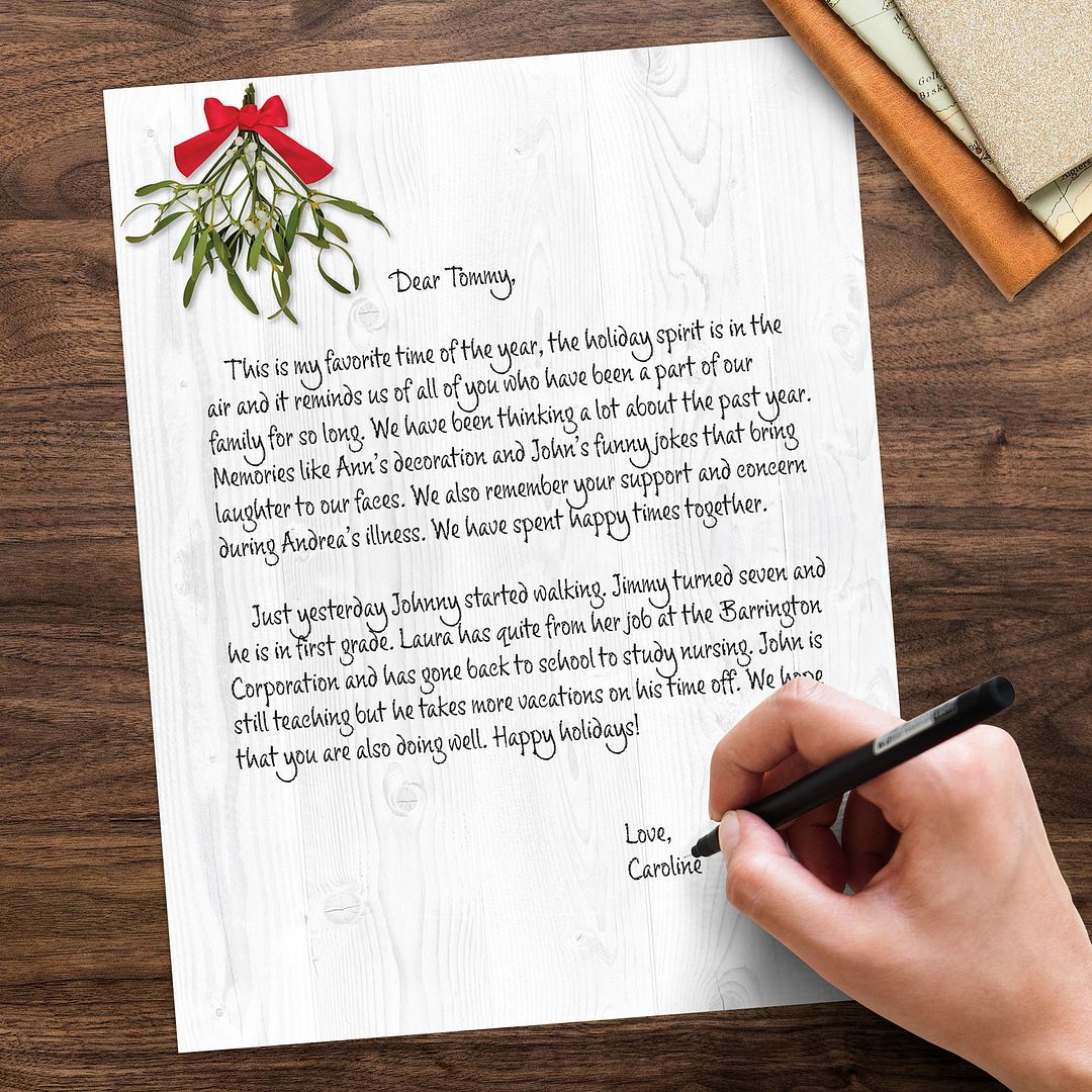 Great Papers! Barnwood Mistletoe Holiday Letterhead, Invitations, and Announcements, Printer Friendly 8.5" x 11", 50PK
