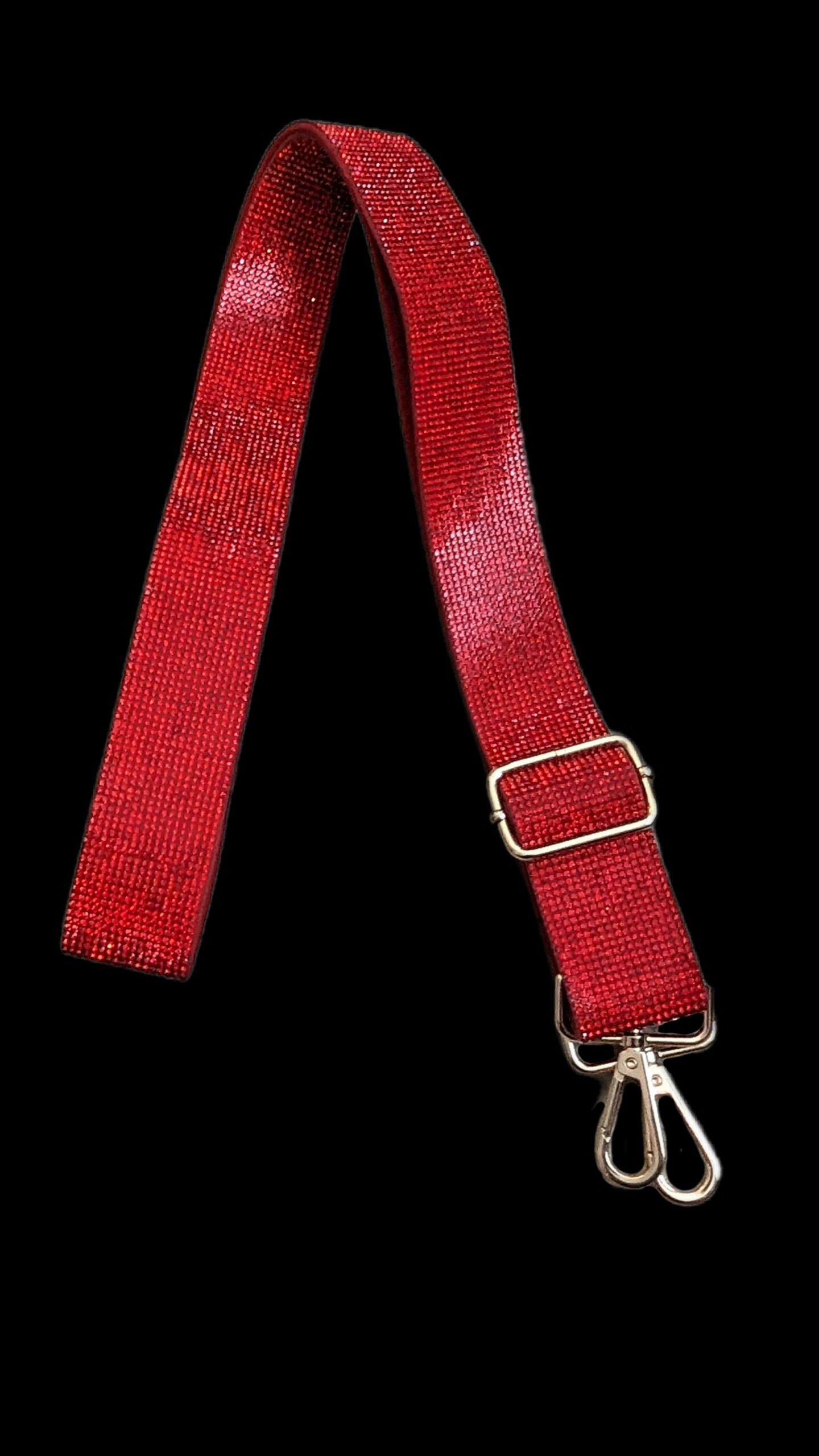 Red leather bag strap online