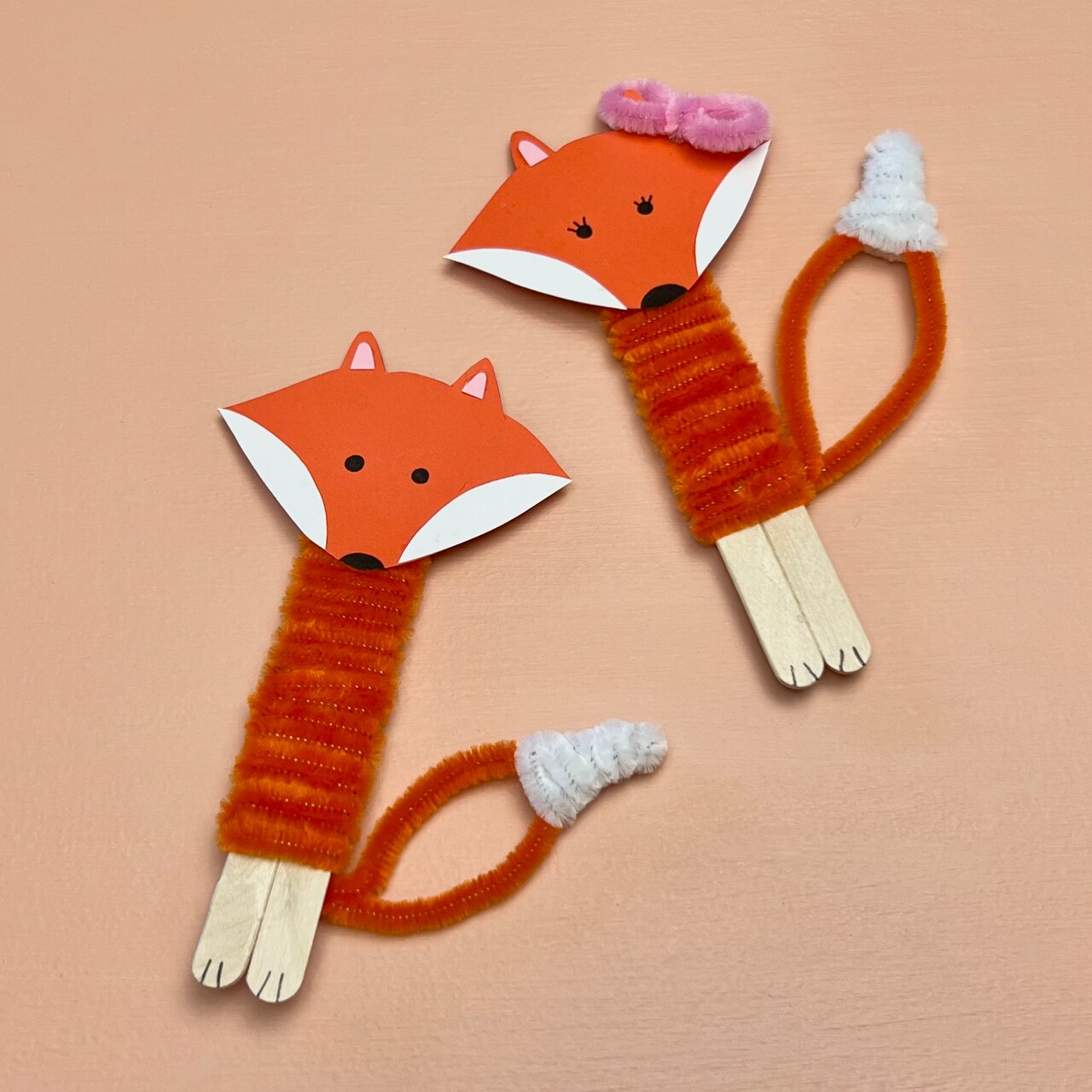 Kids Club: Craft Stick Fox