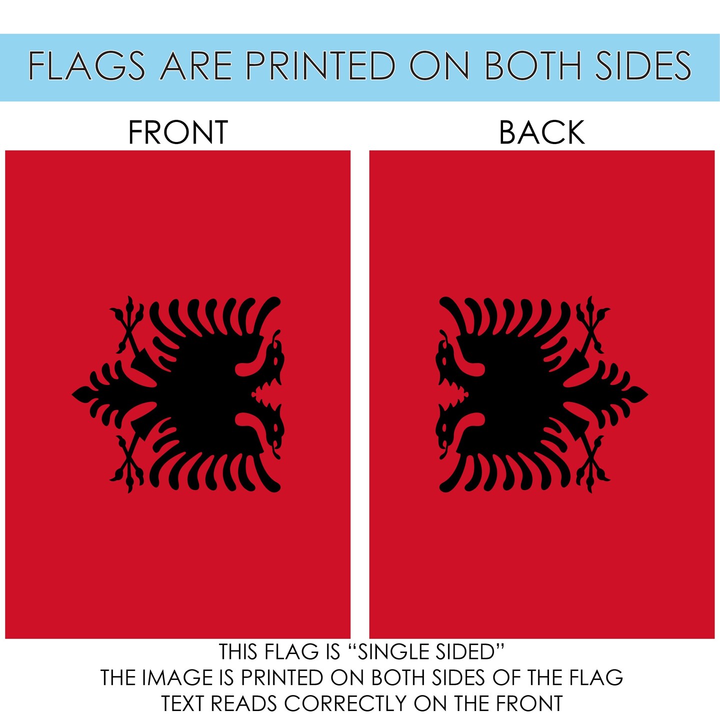 Flag of Albania Decorative  Flag