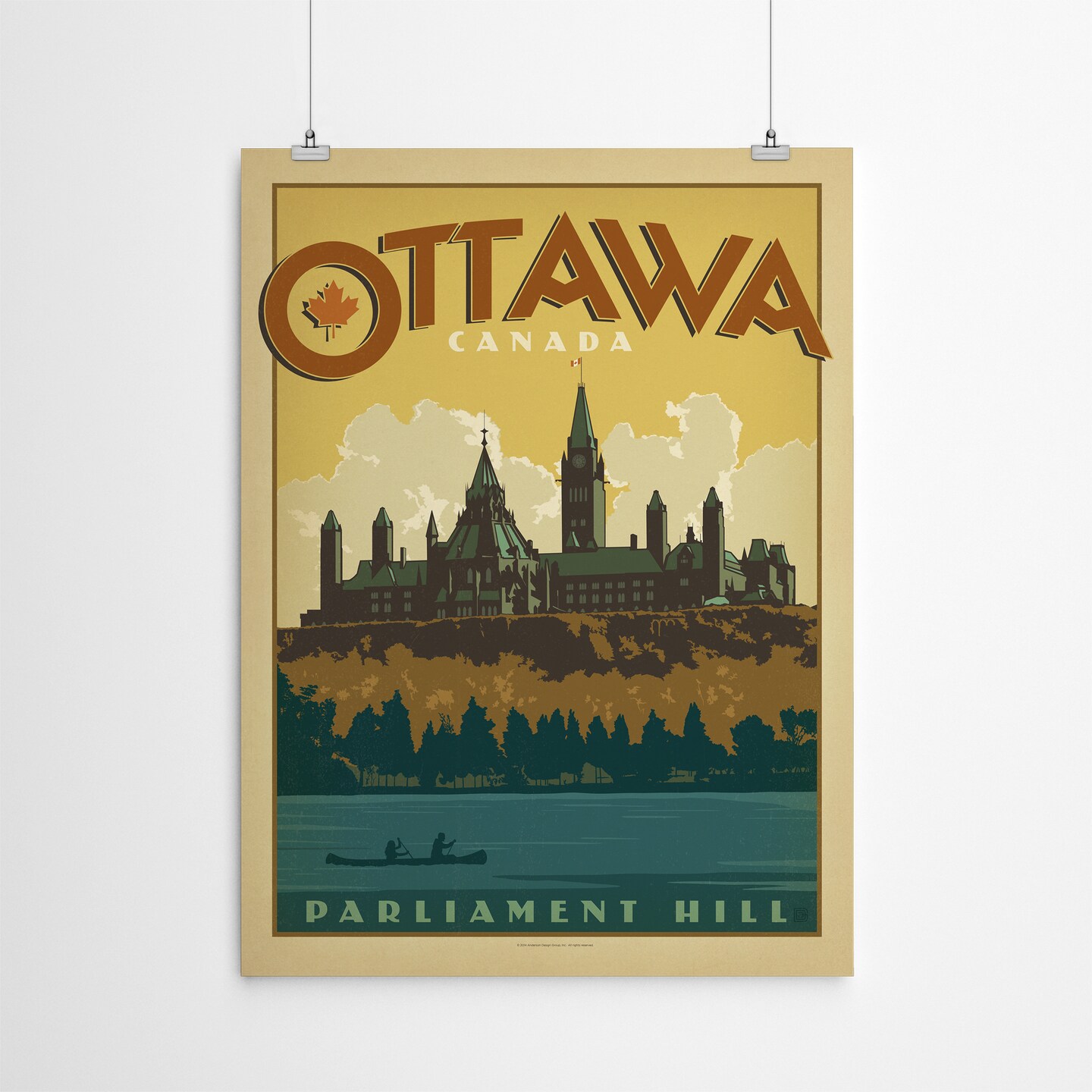 Wt Ottawa by Anderson Design Group  Poster Art Print - Americanflat