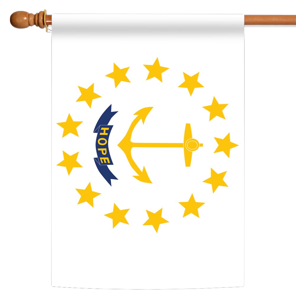 Rhode Island State Flag Decorative  Flag