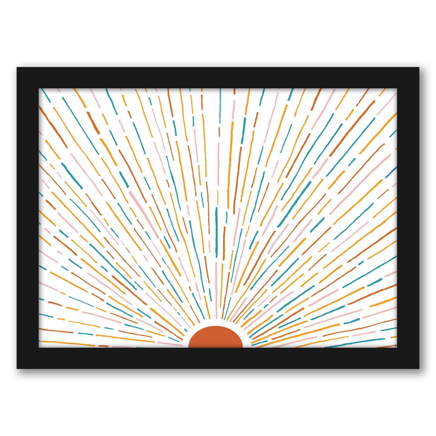 New Sunset Wide by Modern Tropical Frame  - Americanflat
