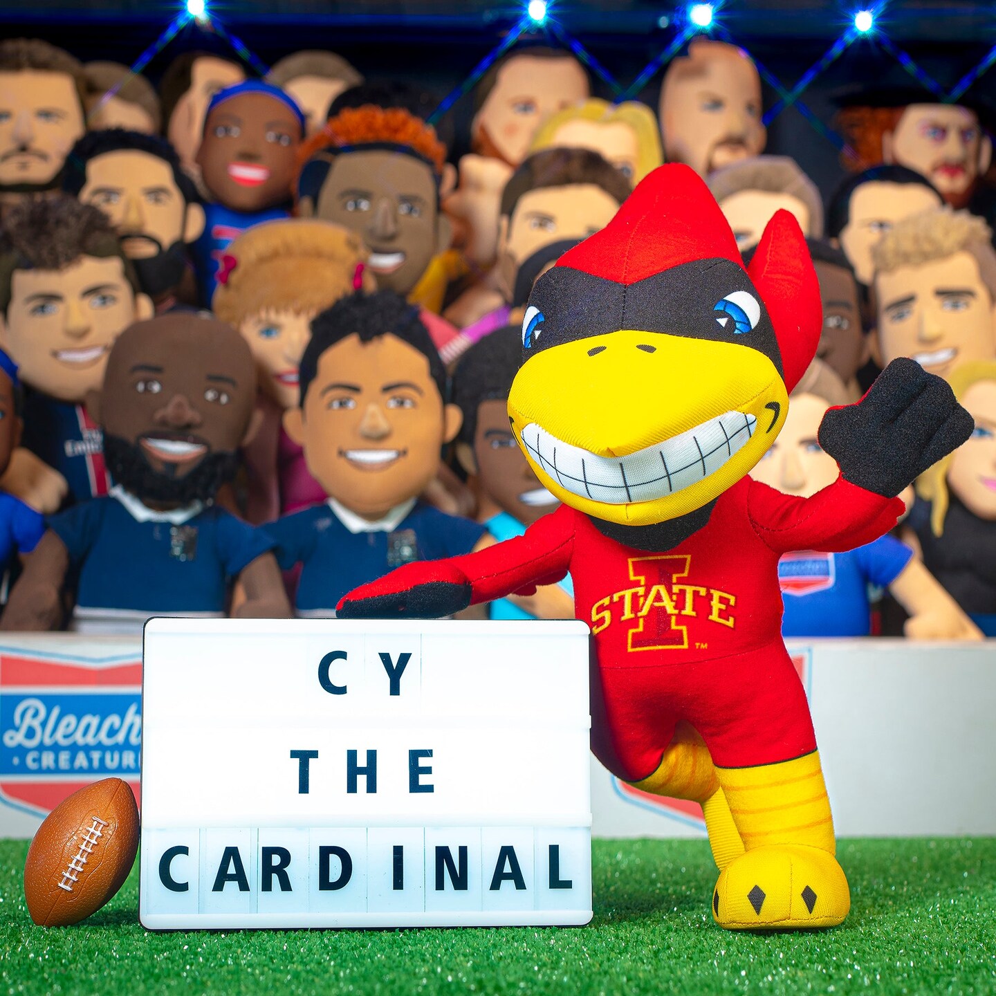 Bleacher Creatures Iowa State Cyclones Cy the Cardinal 10" Mascot Plush Figure