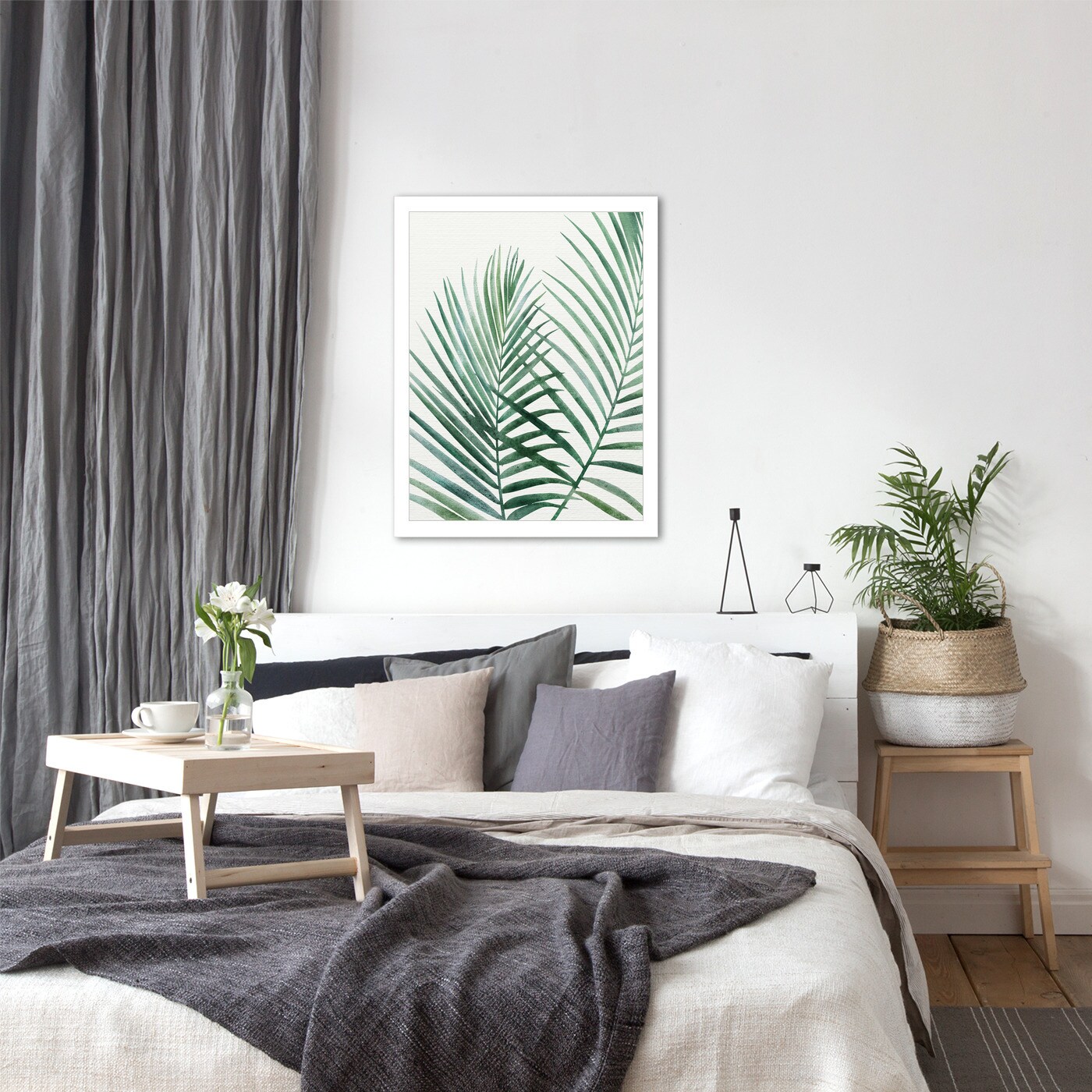 Emerald Palms by Modern Tropical Frame  - Americanflat