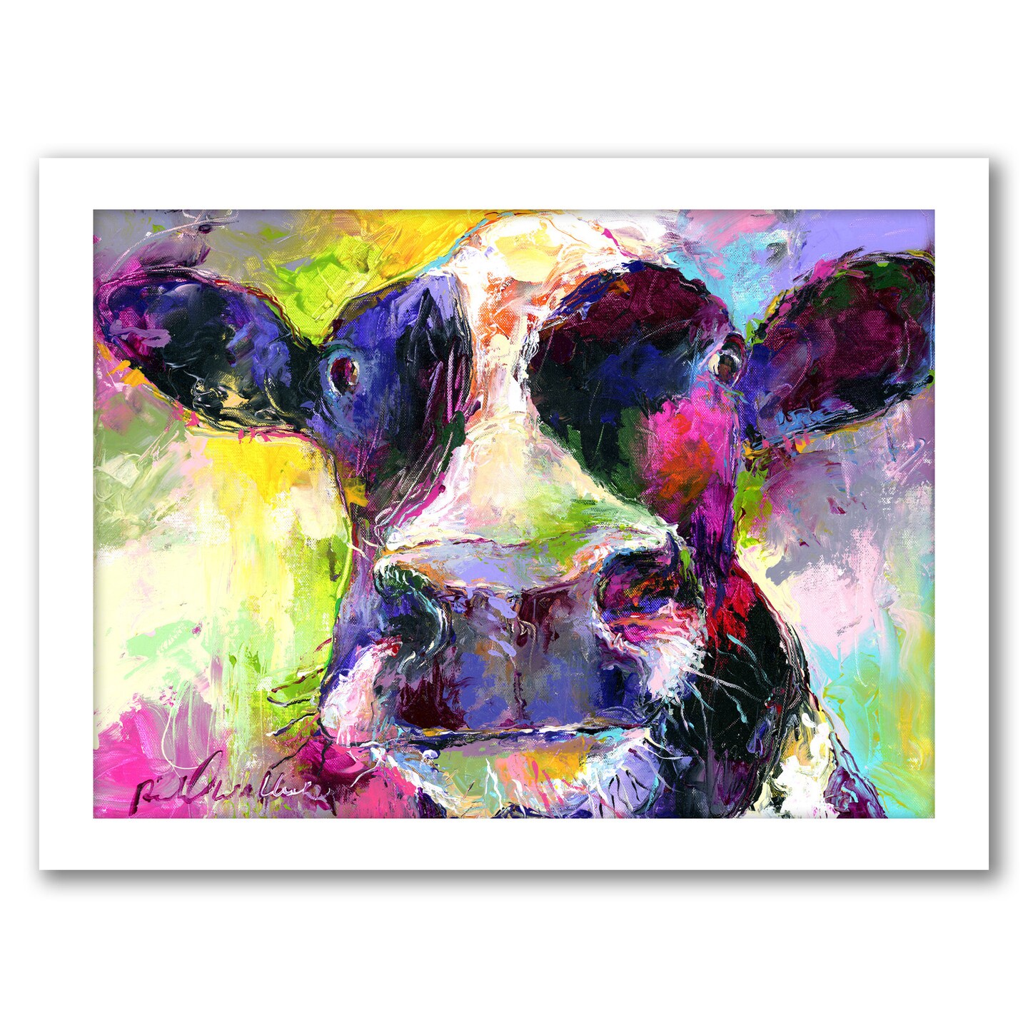 Cow by Richard Wallich Frame  - Americanflat