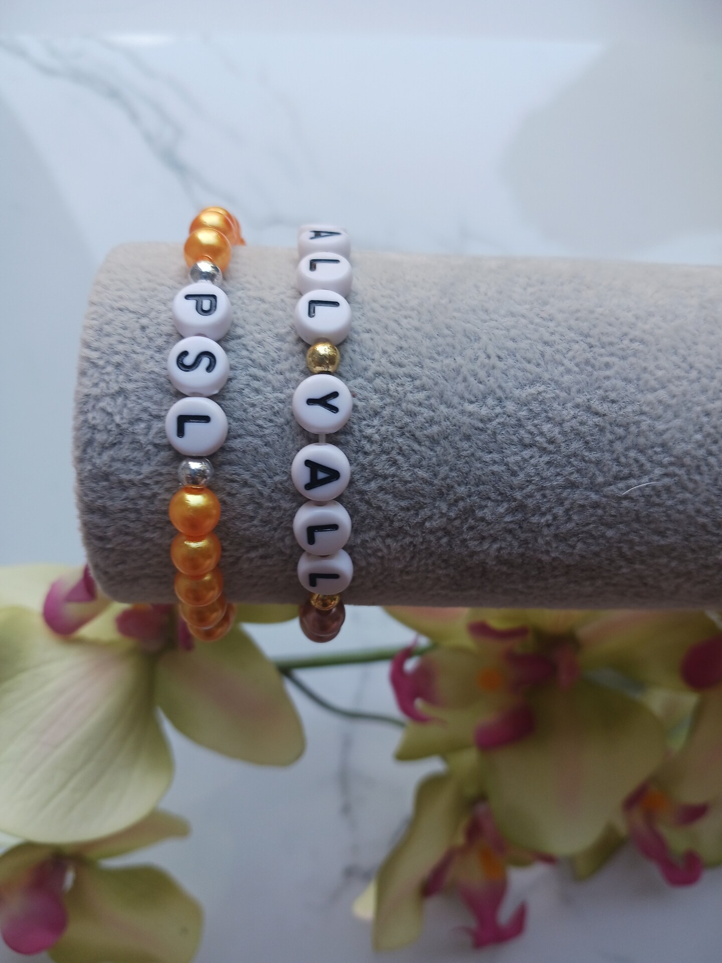 Simple pearl beaded bracelet – Positively Beaded