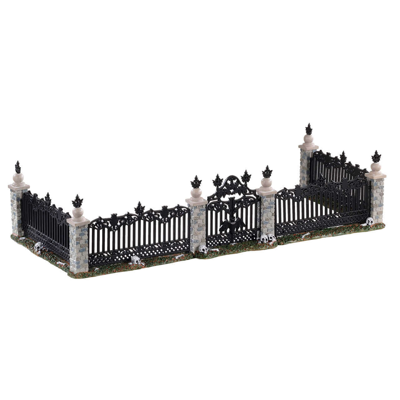 Lemax&#xAE; Spooky Town&#x2122; Halloween Village Accessory: Bat Fence Gate, Set of 5