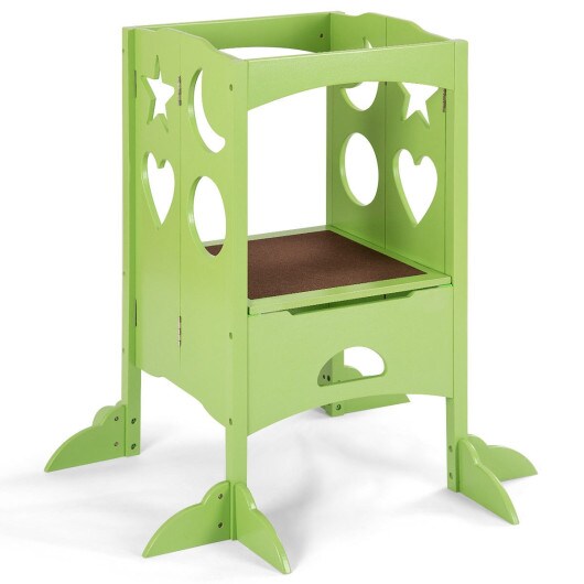 Folding Kids Kitchen Counter Step Stool