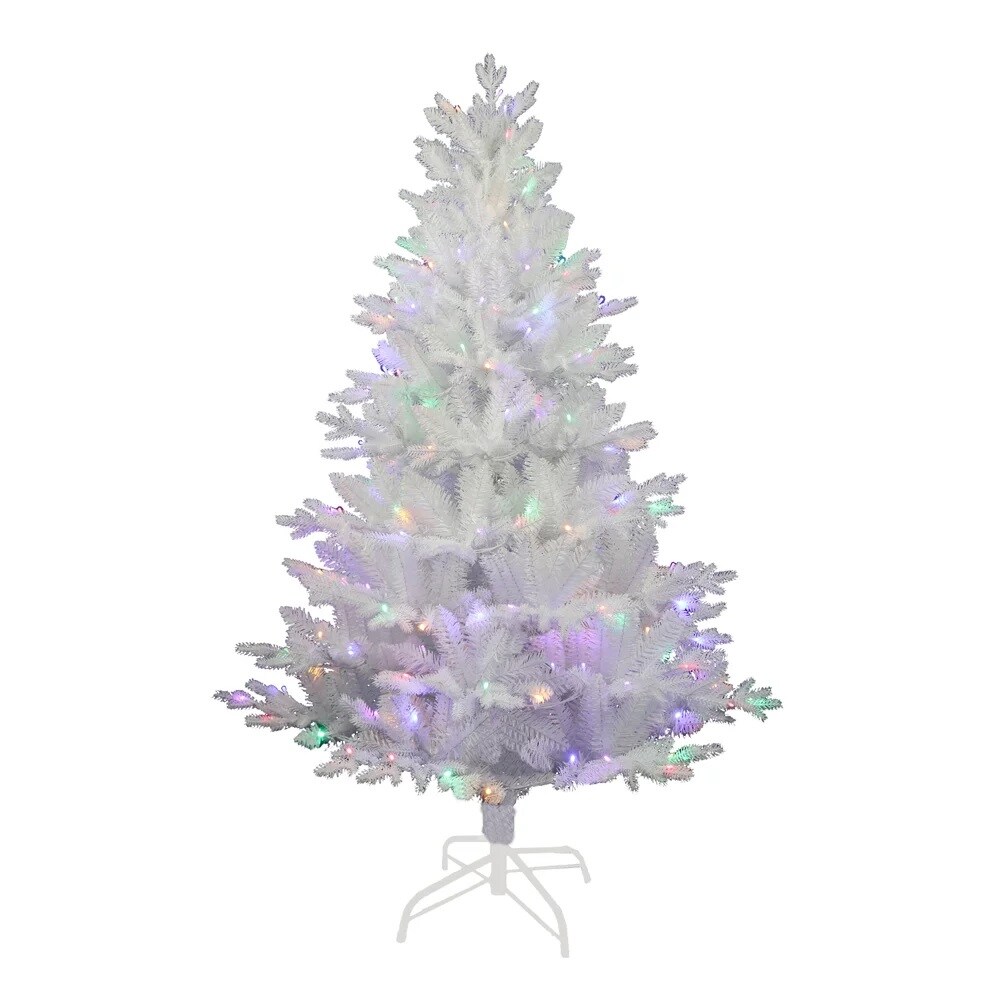 KSA 5&#x27; Pre-Lit Jackson Pine Artificial Christmas Tree, Multicolored Lights