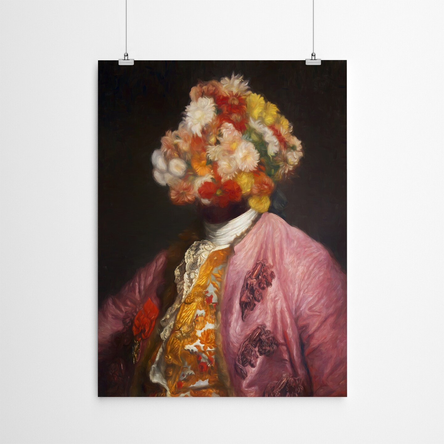 Flower Portrait by Chaos &#x26; Wonder Design  Poster Art Print - Americanflat