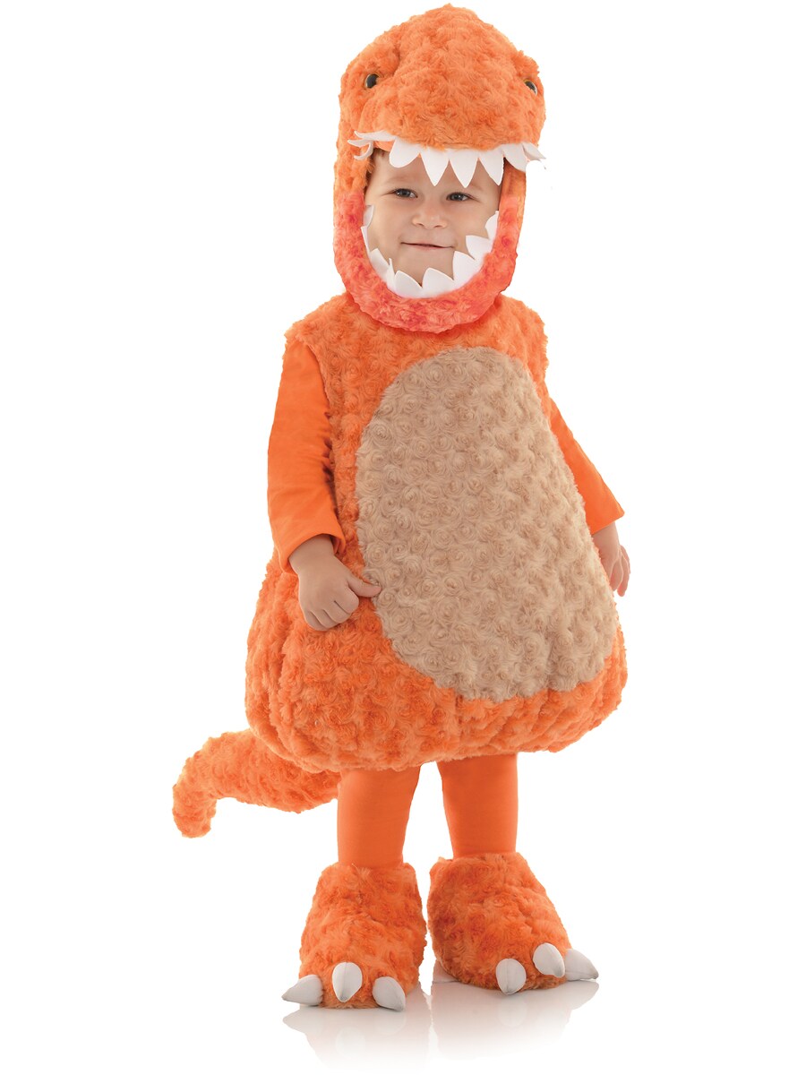 Belly Babies Plush Orange T-Rex Toddler Costume