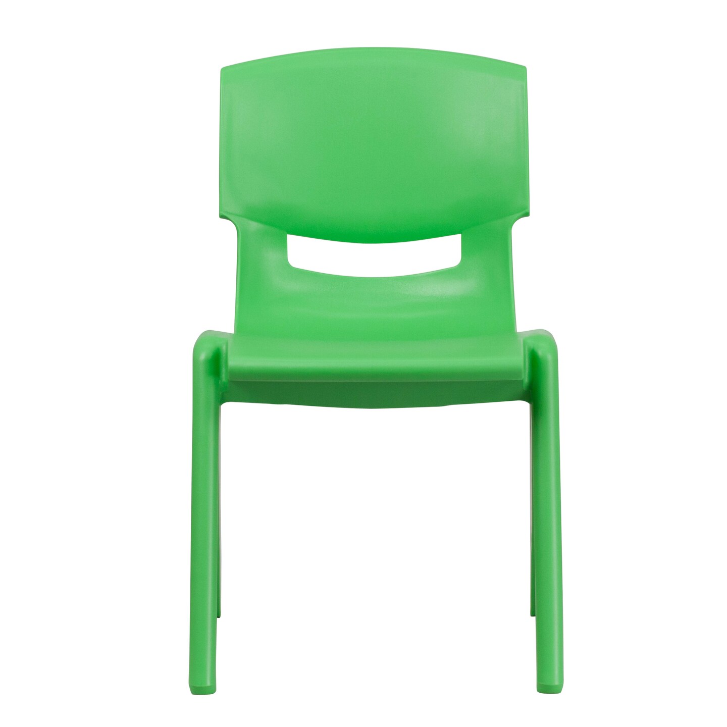 Emma and Oliver 2 Pack Plastic Stackable School Chair with 15.5&#x22;H Seat