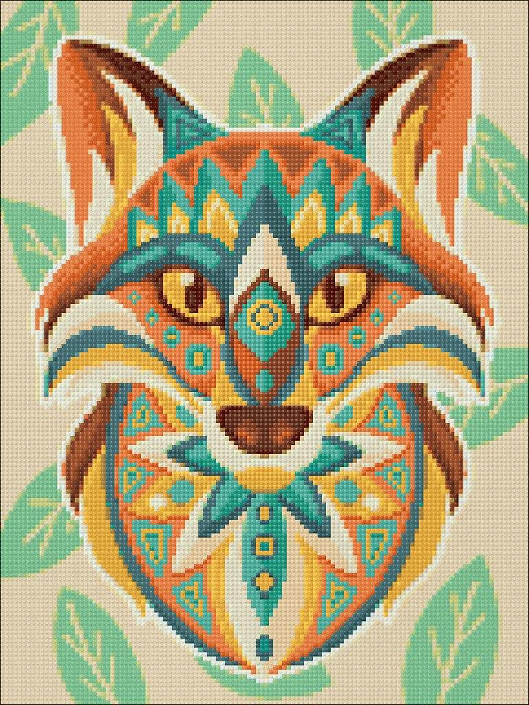 Crafting Spark Colorful Fox Diamond Painting Kit