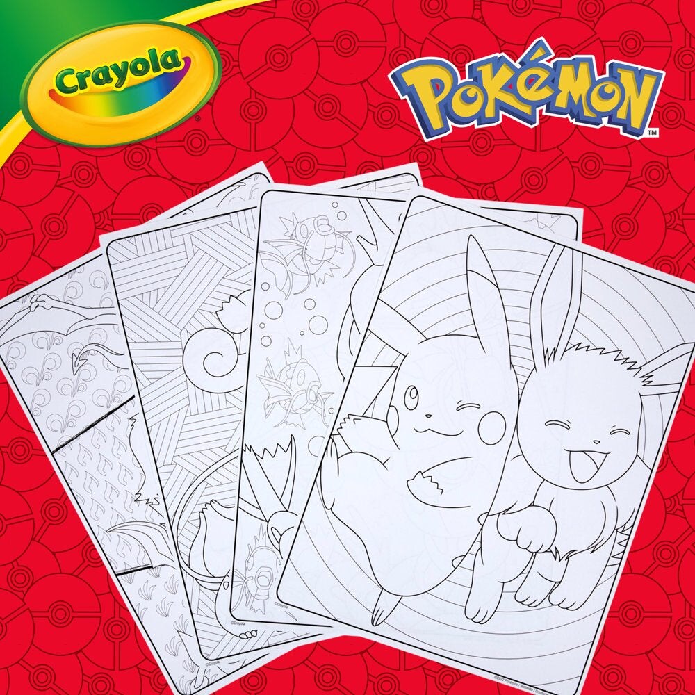 Pokémon Imagination Art Coloring Set, 115 Pcs, Pokemon Toys, Back to School  Gifts, Beginner Child