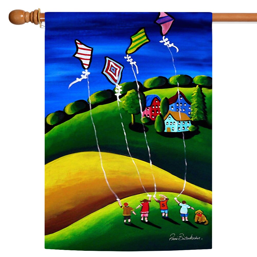 Kite Flyers Decorative Kites Flag