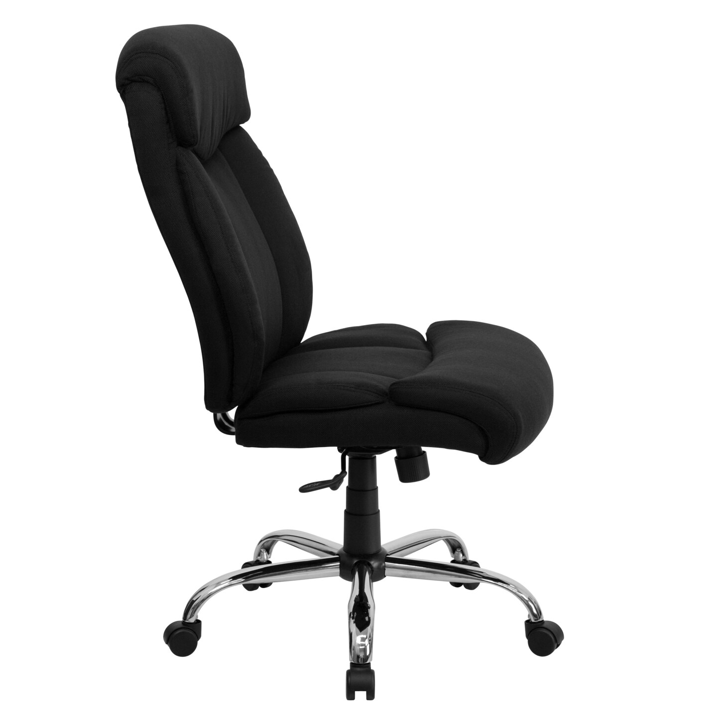 Emma and Oliver 400 lb. Big & Tall High Back Full Headrest Ergonomic Office Chair w/ Chrome Base
