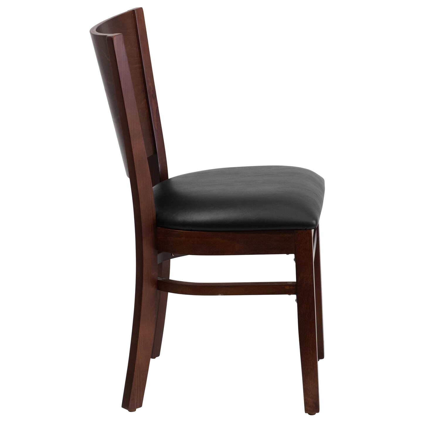 Emma and Oliver Solid Back Wooden Restaurant Dining Chair