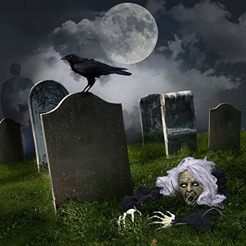 FUN LITTLE TOYS Halloween D&#xE9;cor Groundbreaker Zombie, Scary Outdoor Halloween Decoration
