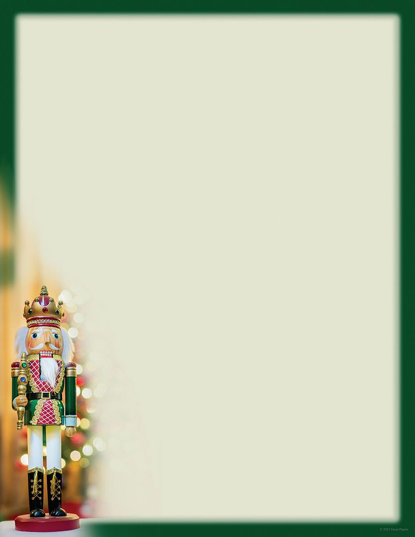 Great Papers! Holiday Nutcracker Letterhead, Invitations and Announcements, Printer Friendly, 8.5" x 11", 50 Pack