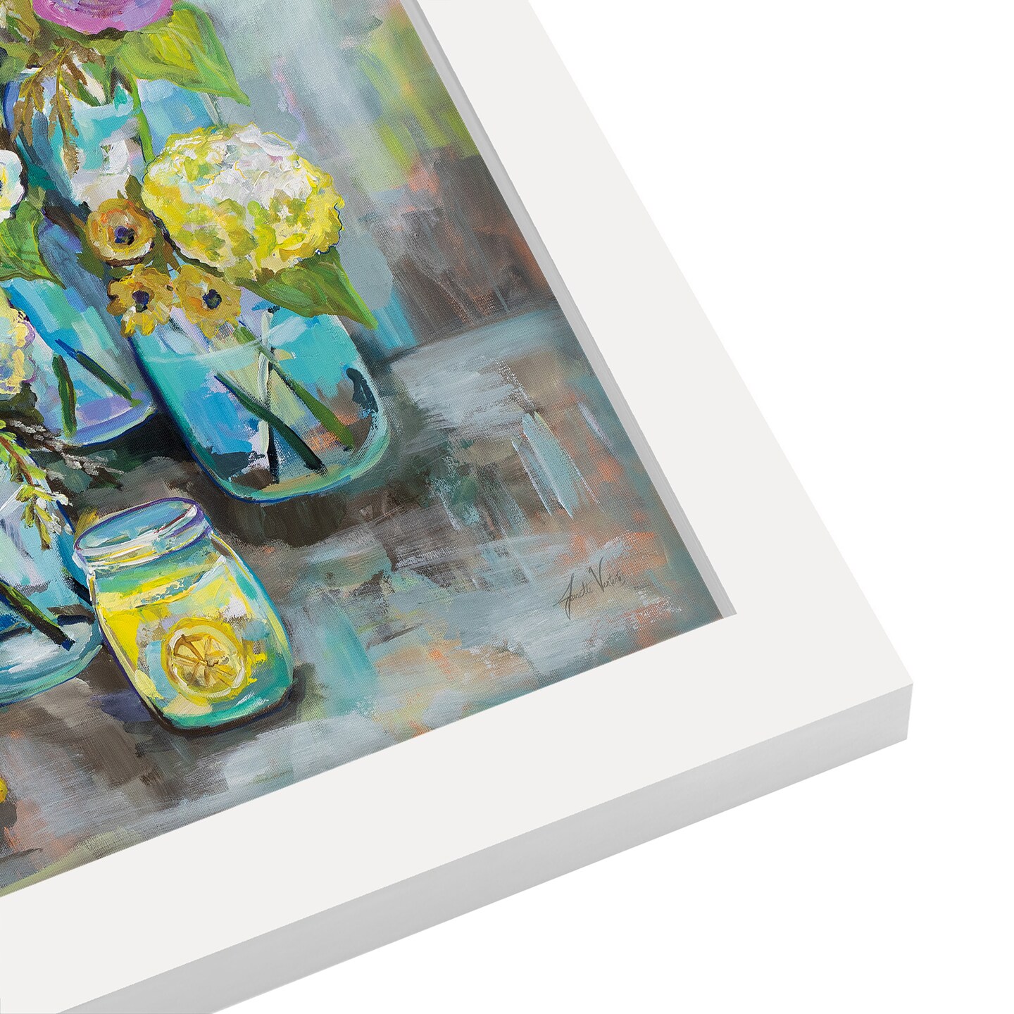 When Life Gives You Lemons by Jeanette Vertentes Black Framed Print 8x10 - Americanflat