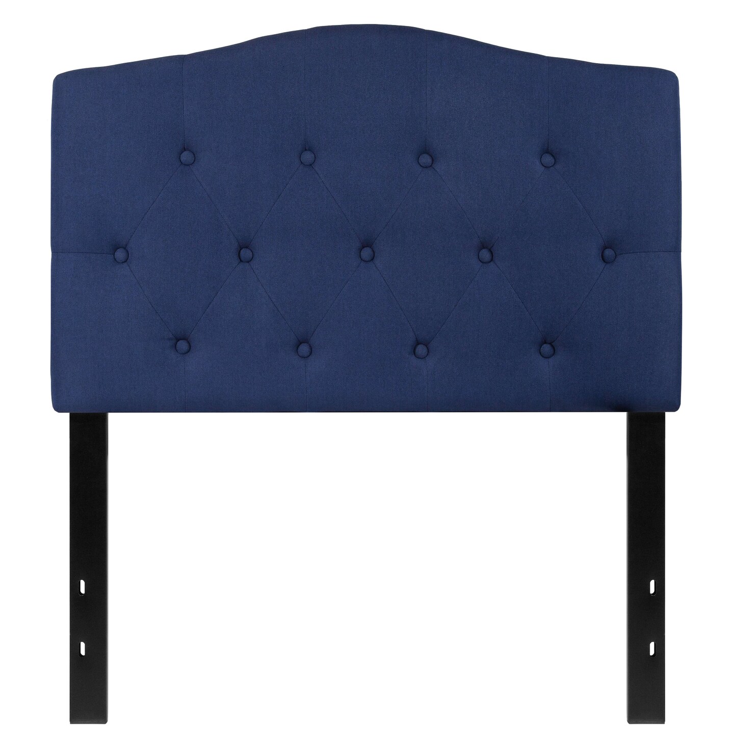 Emma and Oliver Arched Button Tufted Upholstered Headboard