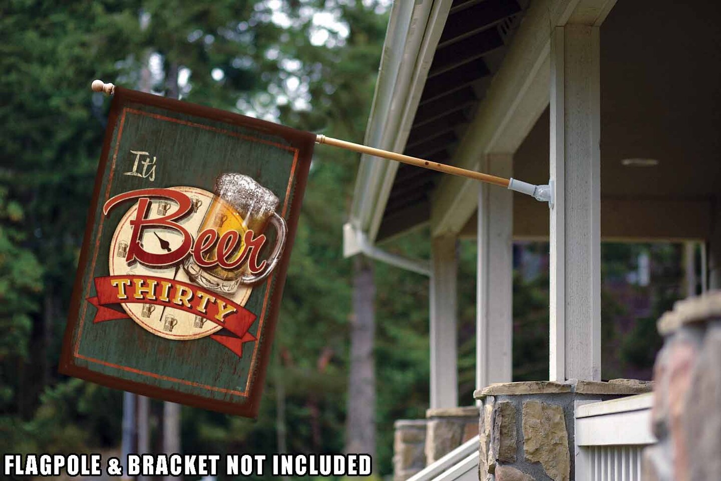 It&#x27;s Beer Thirty Decorative Funny Flag