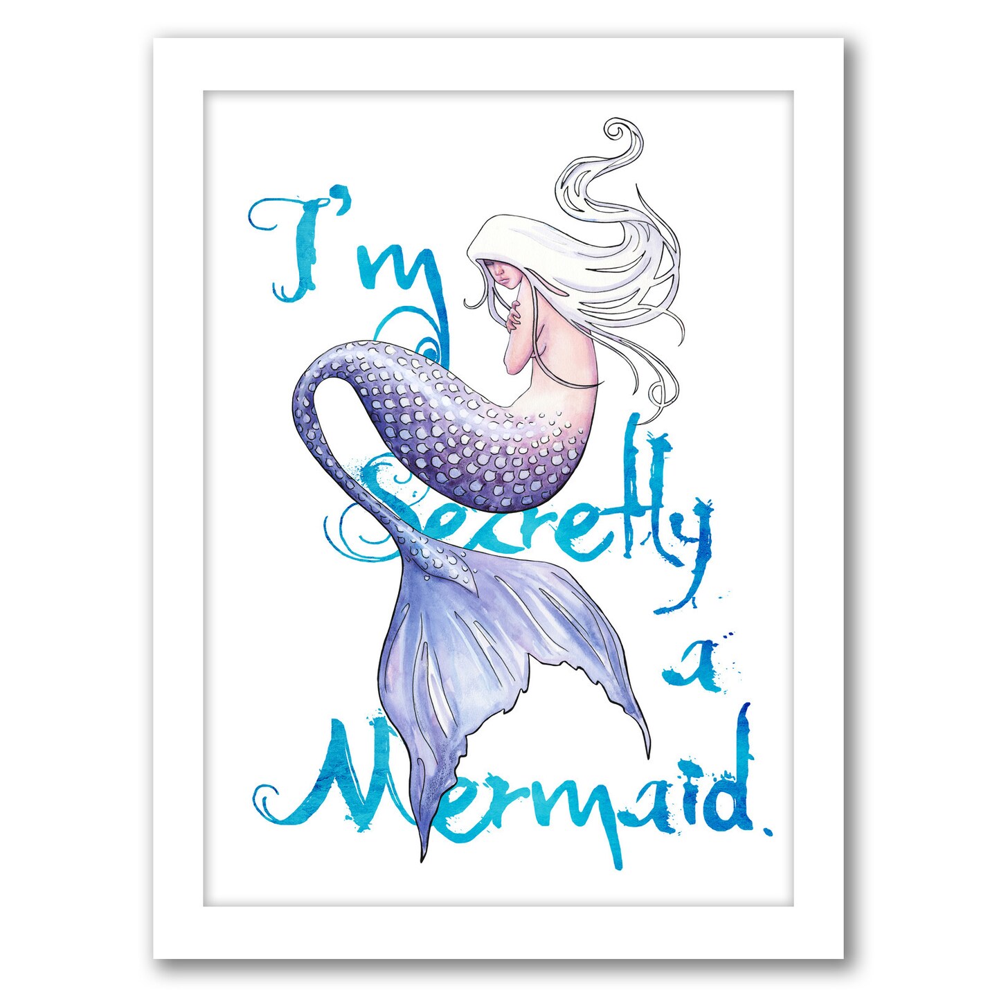 Secretly A Mermaid by Sam Nagel Frame  - Americanflat