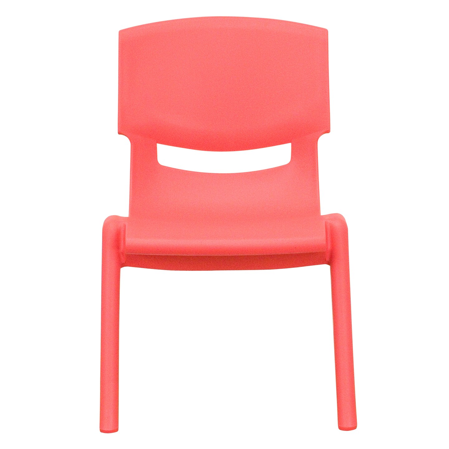 Emma and Oliver 4 Pack Plastic Stackable Pre-K/School Chairs with 10.5&#x22;H Seat