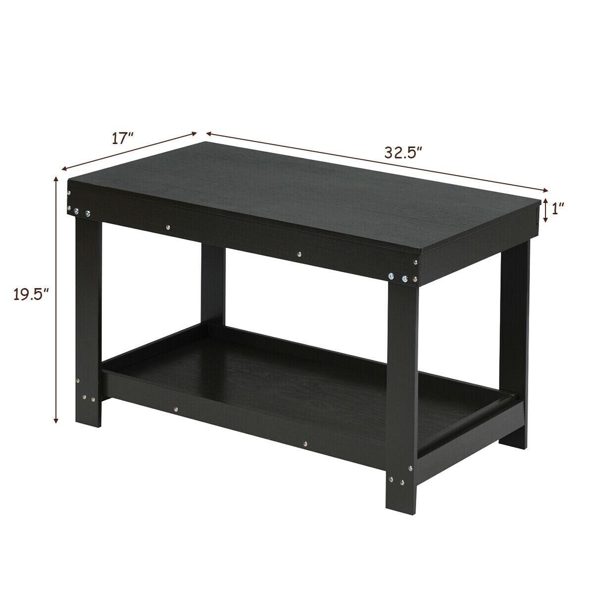 Solid Multifunctional Wood Kids Activity Play Table