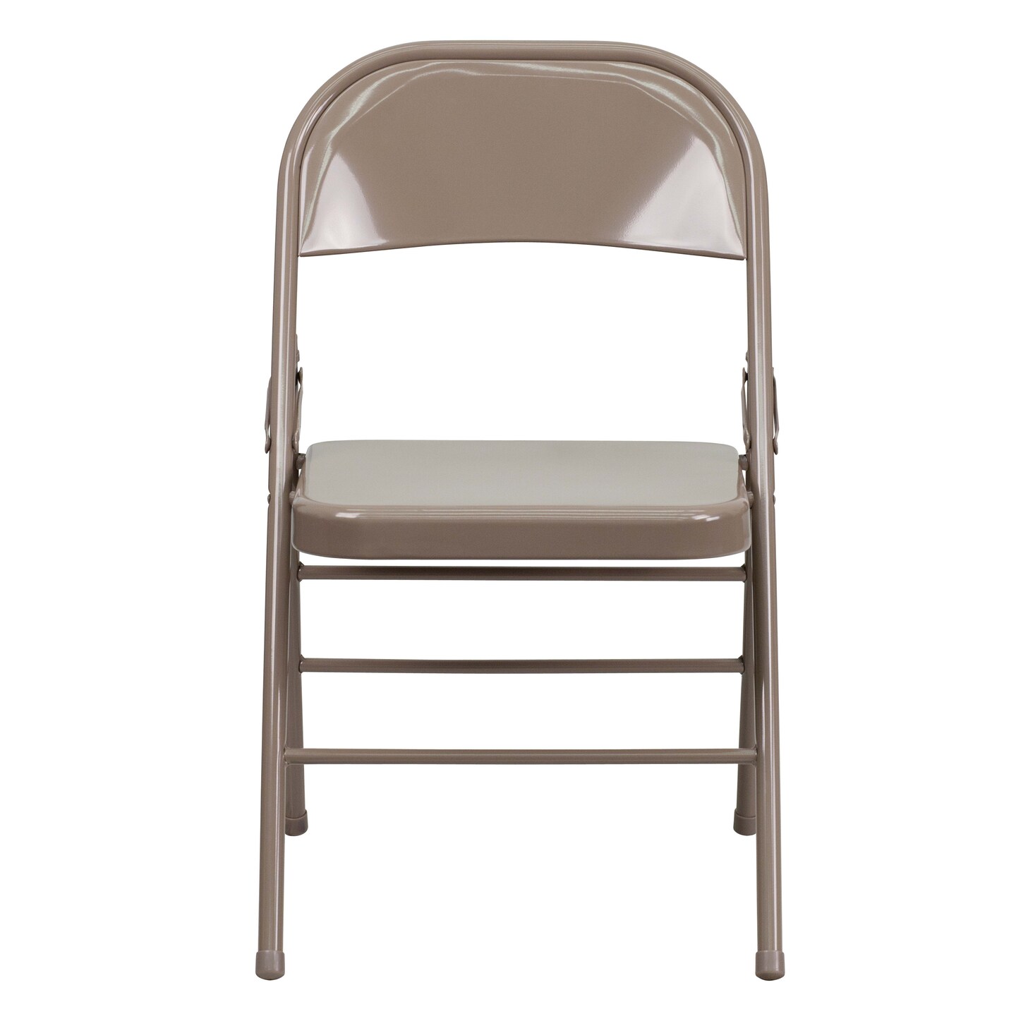 Emma and Oliver 2 Pack Home &#x26; Office Portable Party Events Steel Metal Folding Chair